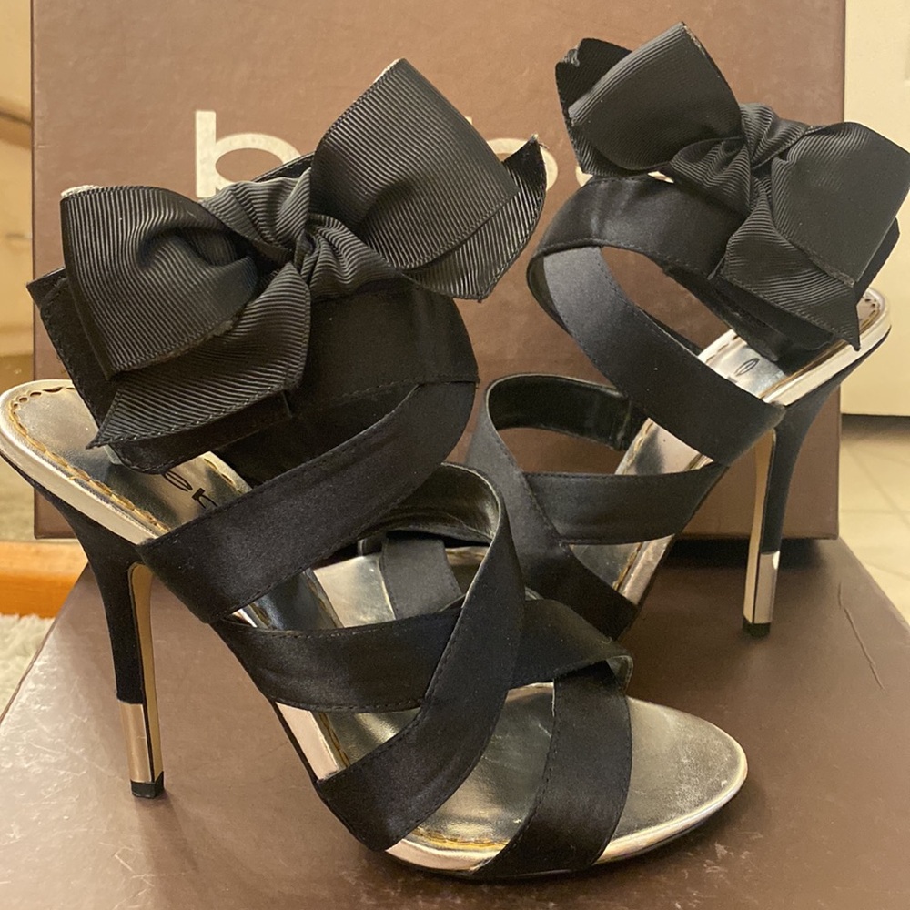 Bebe Isabella black heels
